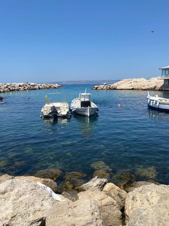 Apartamento Le Cabanon Du Vallon Des Auffes Marsella Exterior foto